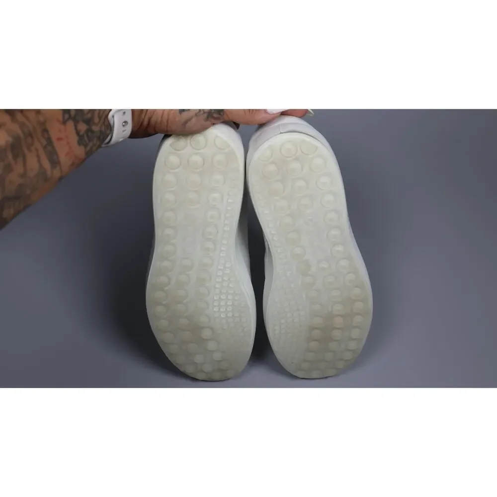 ECCO Men's Soft 7 Premier White Leather Fashion Sneaker Shoes Size 9-9.5